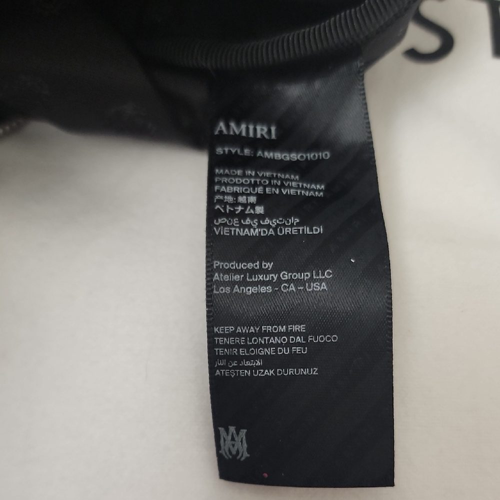 AMIRI *AUTHENTIC Arts District belt bag in Black - Picture 10 of 13